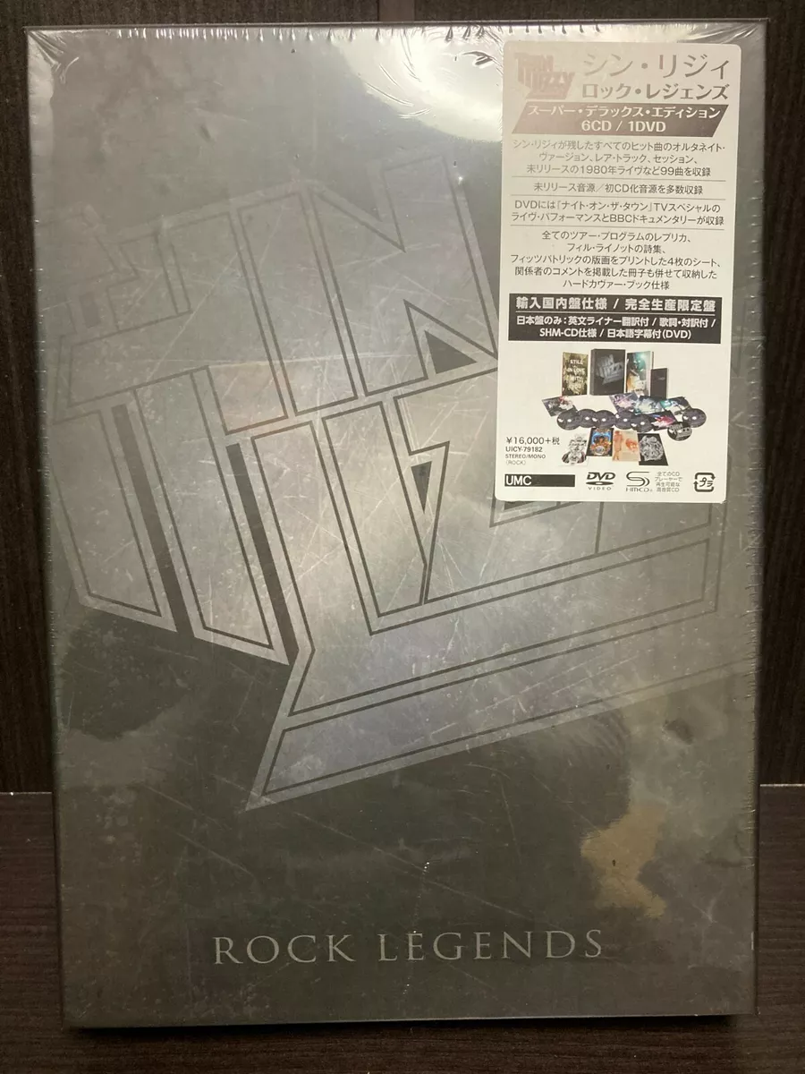 Thin Lizzy Rock Legends Japan Limited Edition 6SHM-CD+DVD Box Set