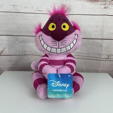 Alice in Wonderland Cheshire Cat Plush Disney Store w Tags Stuffed Animal