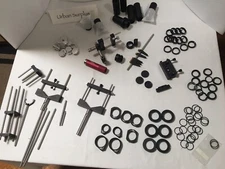 ( Lot of 107 ) Thorlabs 1" Optical Lens Tubes V Clamps Rings Mounts Melles Griot