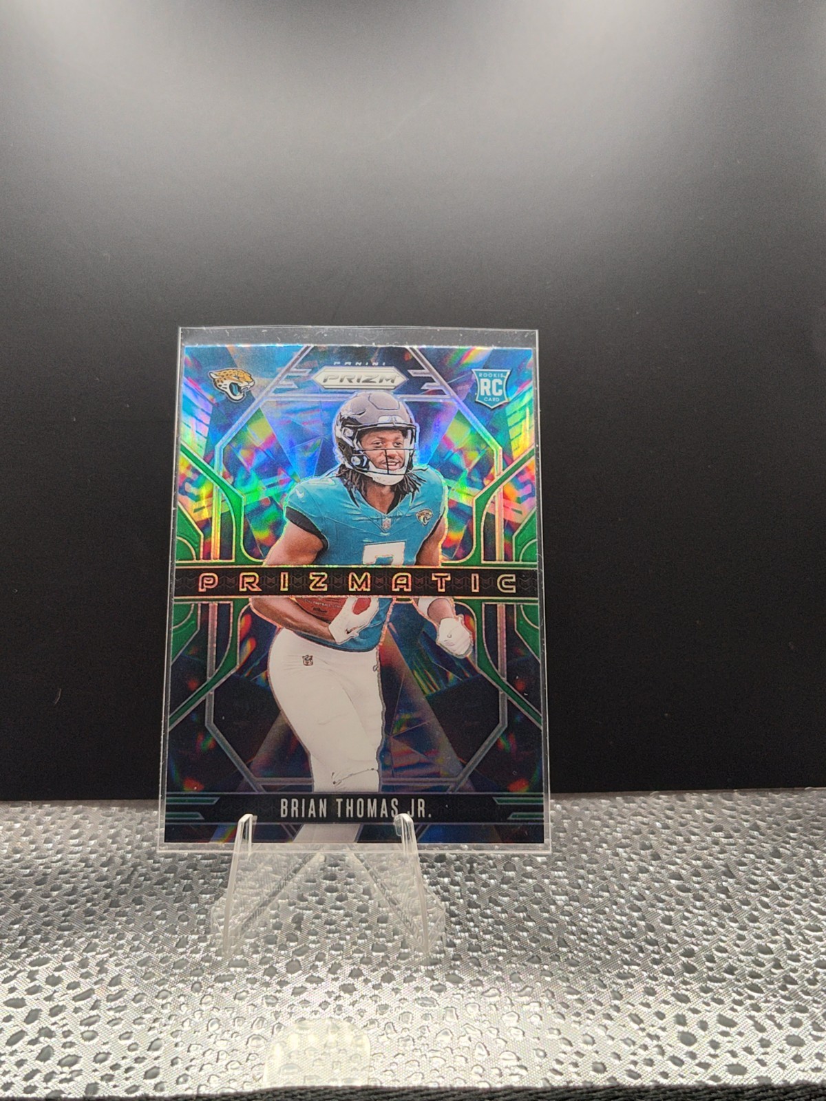 2024 Panini Prizm - Prizmatic Brian Thomas Jr. #19 Green Prizm (RC)