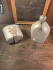 Vintage WW1 era US Army Military M1910 Canteen AND Cup 1918 B.A.CO Marked