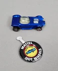 1968 HOT WHEELS US Redline BEATNIK BANDIT Spectraflame Blue w/Orig Button + AFE