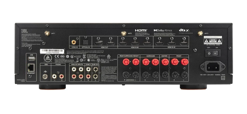 JBL MA7100HP 7.2-Channel 8K AV Performance Receiver (Black) NEW ORIGINAL SEALED - Image 3 of 4