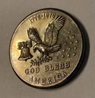 (B) Vintage Toned Silver Tri-State Refinery 1 Troy Oz .999 Fine Eagle / Bell