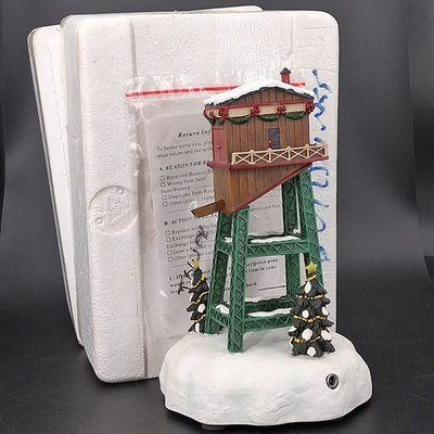 #ad Hawthorne Holiday Towers Train Accessory Collection Coal Tower $19.99