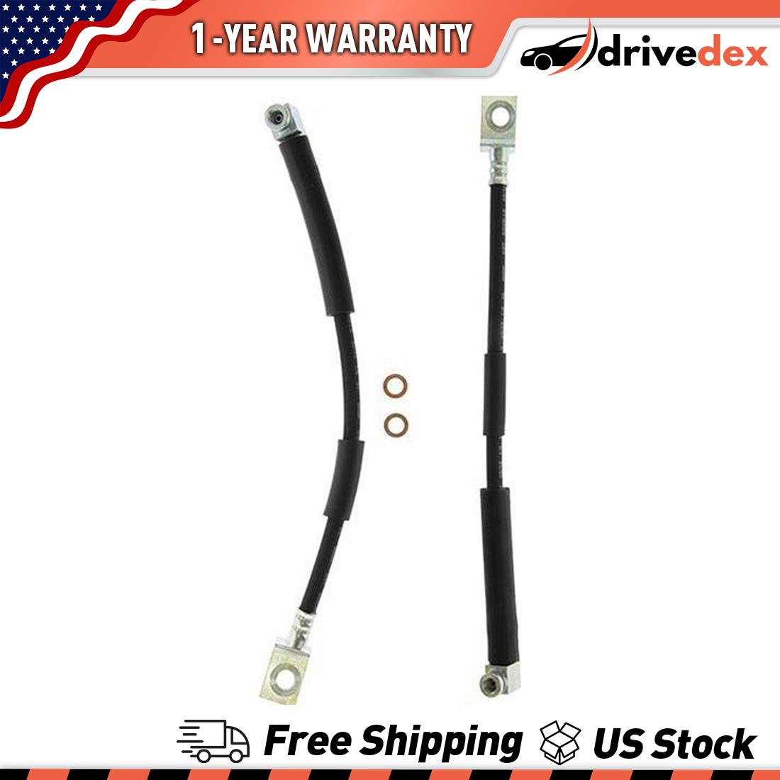 Centric Parts 2pcs Front Left Right Brake Hydraulic Hose for Dodge Aspen 1980