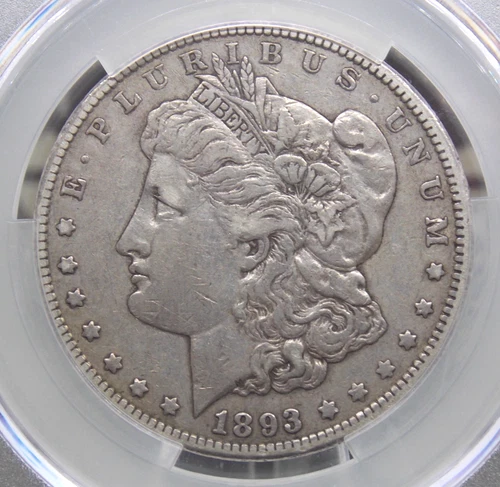 1893 "CC" Morgan SILVER Dollar $1 CACG VF30 CAC #078 Very Fine ECC&C, Inc.
