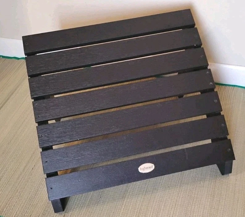 Highwood Adirondack Folding Ottoman Foldable footstool Versital Use - Image 4 of 4