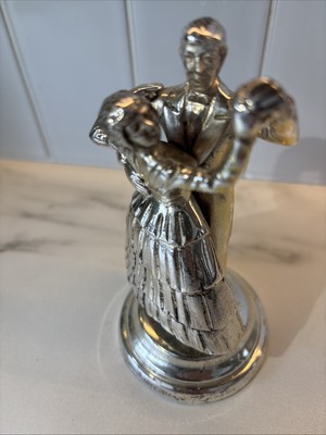 Ballroom Dancers Maskottchen Figur Silber Teller
