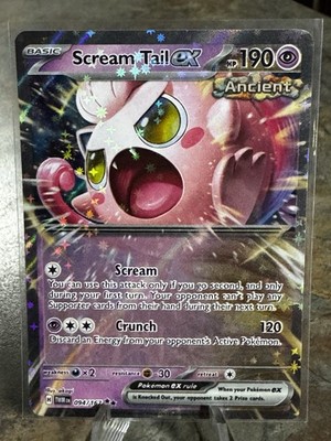 Scream Tail ex 094/167 Double Rare Twilight Masquerade Pokemon TCG Near Mint NM