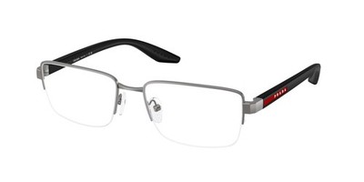 PRADA LINEA ROSSA PS 51SV 7CQ1O1 Gunmetal Demo Lens 54 mm Men's Eyeglasses