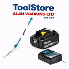 Makita DUN461WRT Tagliasiepi ad asta estensibile 18v senza fili 46cm 1 batteria 5.0ah