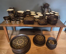 Denby Arabesque Pottery sold individually plates, mugs, butter dish, egg cups...