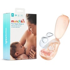 Munchkin Flow 20mm Nipple Shield for Breastfeeding Newborns, Silicone Nursing Ni