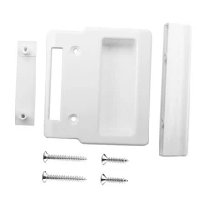 Screen Hardware Kit for Andersen Doors, White Screen Door Handle Kit for 