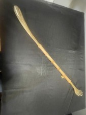 Vintage Combination Shoe Horn Back Scratcher Bamboo Acrylic 21