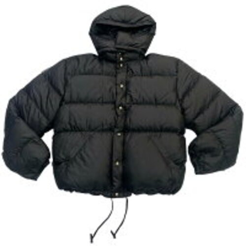 Crescent Down Works Down Jacket Black Nylon Size L
