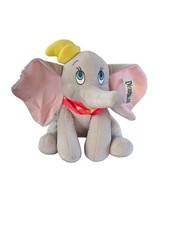 Dumbo Plush Stuffed Toy Disney Parks Disneyland Gray Elephant Large Ears 13"