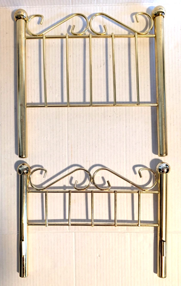 Samatha American Girl Doll Brass Bed Headboard & Footboard - No Mattress Frame - Image 2 of 3
