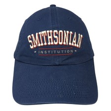 Smithsonian Institution Slideback Baseball Hat Blue One Size Embroidered