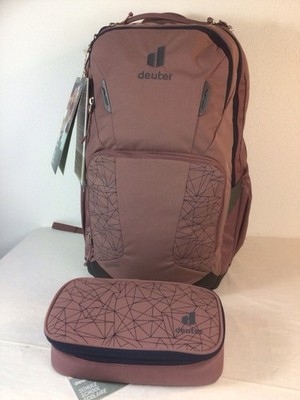 Deuter Schul- und Freizeitrucksack Set 2 teilig Gotogy ashrose-ink + Aufkleber