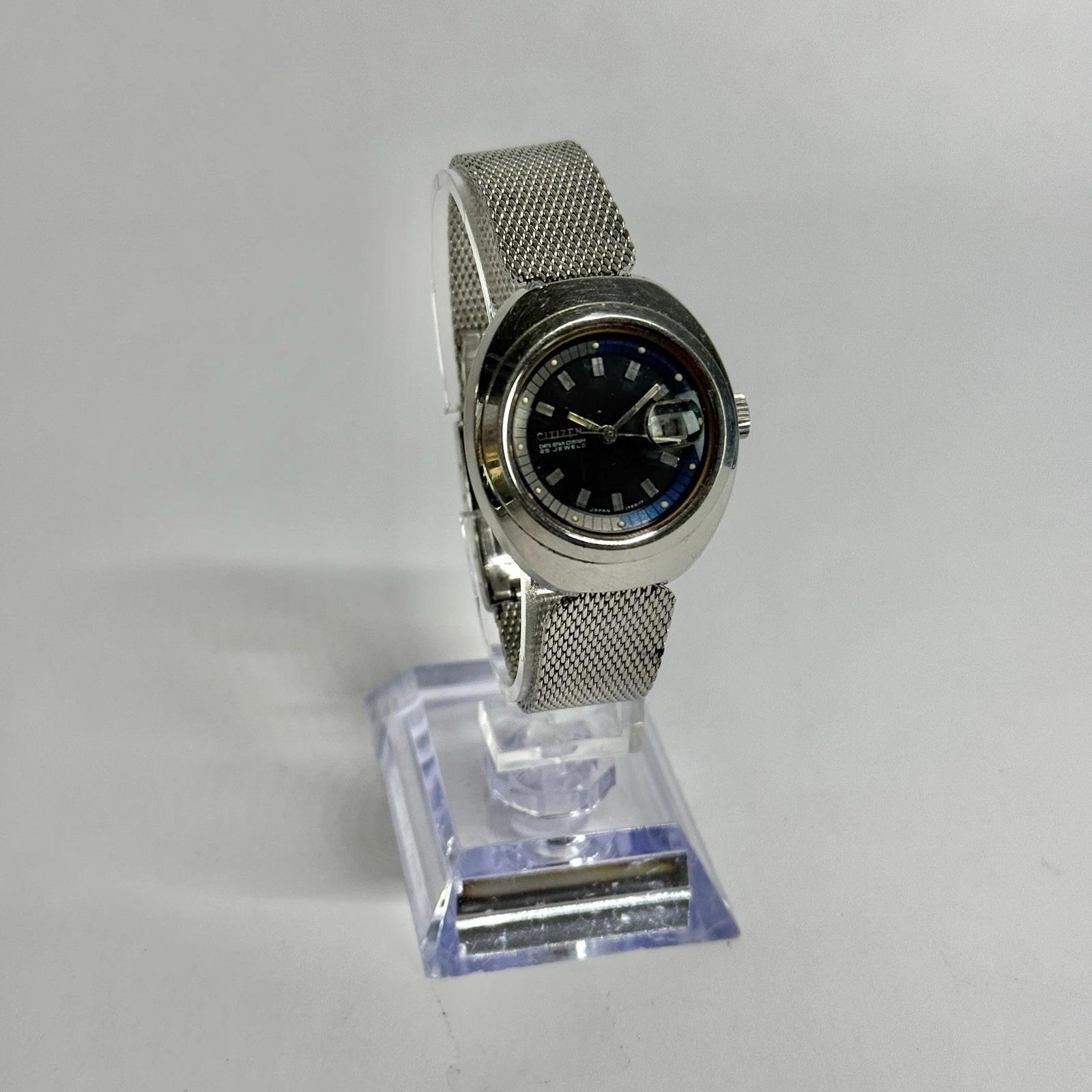 CITIZEN 25J 51804-Y Stretch Manual Wind Women Vintage Watch W609 *SOLD AS IS