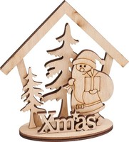 Vbs Holzsteckmotiv Weihnachten 4.5X12X15 Cm Deko Basteln Weihnachten Geschenk