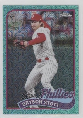 2024 Topps Series 2 Aqua Refractor 101/199 Bryson Stott #2T89C-17 08ee