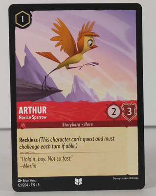 Arthur - Novice Sparrow - Shimmering Skies - Lorcana - #121 - singles