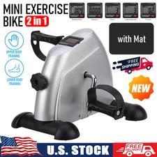 Mini Exercise Bike Pedal Exerciser Machine For Arm & Leg Exercise W/LCD Display