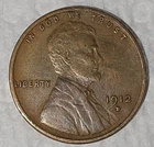 1912 D 114 Year Old Denver Mint Mark Lincoln Wheat Penny Cent  Ungraded (KW002)