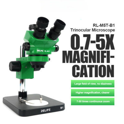 Trinocular Electron Microscope HD Motherboard Repair Magnifier Industrial Optics