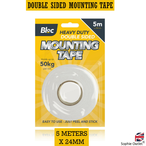 5m Mounting Double Sided Tape Heavy Duty Strong Sticky Foam Adhesive Craft Pad Ebay