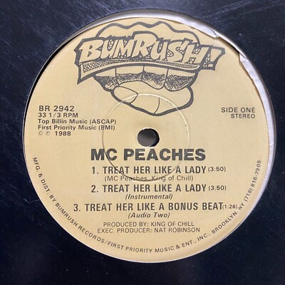 洋楽 MC Peaches - Commin Straight Rollin Hard MC PEACHES: commin straight rollin hard / treat her like a