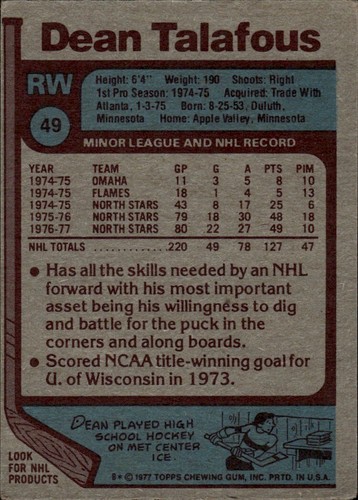 1977-78 TOPPS NHL Card Set Break #1-#264 — You Choose! Rookies, Stars & Commons - Picture 49 of 315