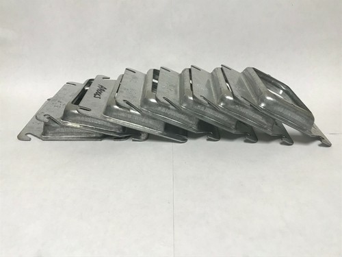 C-H 52C14 4" Steel Square Box Cover, 5/8" Raised, 1-Device, Lot of 7 - Picture 2 of 3