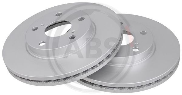 2X A.B.S. 18318 Bremsscheibe Vorne FüR Toyota-image