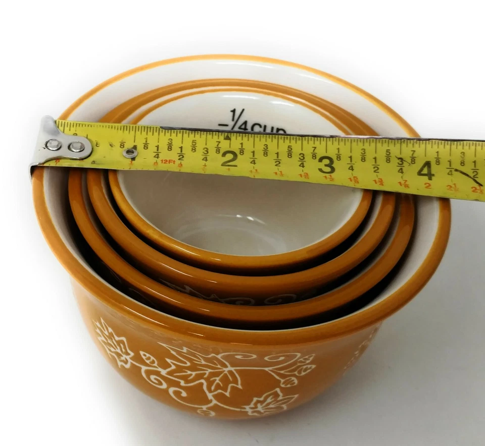 Temp-tations Measuring Cups VIVID GREEN Nestable Nesting Stacking K42700 - Image 2 of 3