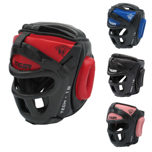 TMA Head Gear Protecteur Casque Lutte Boxe MMA Casque Casque Coiffé Sparring - Photo 1/26