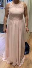 bridesmaid dress blushing pink