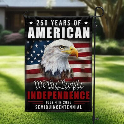 American Flag America 250th Anniversary We The People Eagle Flag Graden Flag