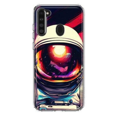 Mundaze Case for Samsung Galaxy A21 Cover Space Astronaut Pop Art
