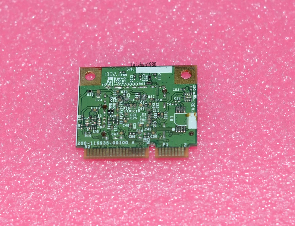 Wireless BCM943224HMP 300Mbps Dual Band Mini PCI-E Wifi Card 593837-001 For MAC - Image 2 of 3