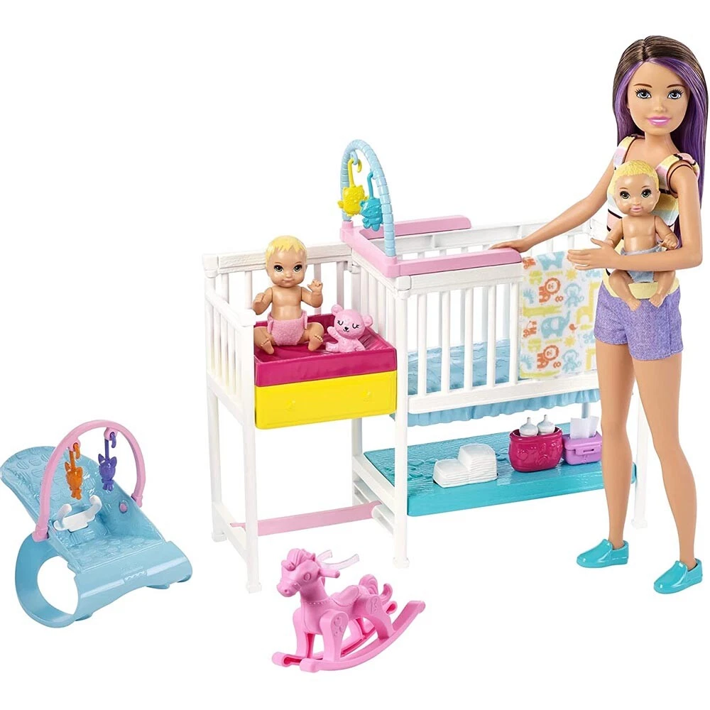 Barbie hotsell baby playset