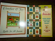 Comfort & Joy Quilts for All Seasons; For The Birds paper-pieced Birdhouses 