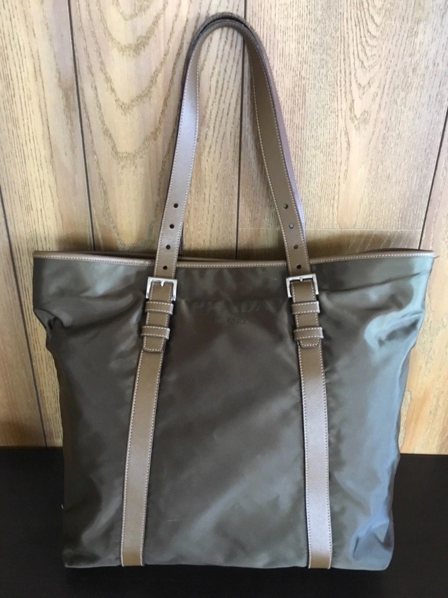 Prada medium nylon tote cheap
