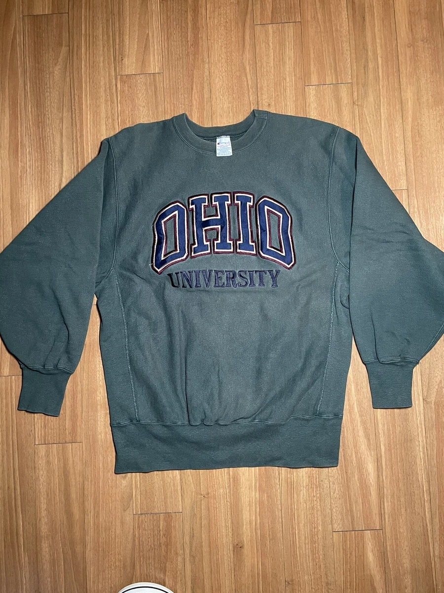 Vintage 90s Ohio University Champion Reverse Weave Sweatshirt Size XL