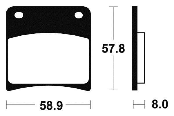 Kit Plaquettes de frein AVANT SUZUKI GSX 750 F | Idéal pour vos trajets quotidiens et voyages MF120