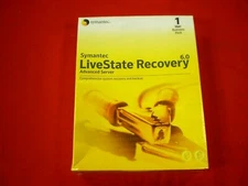 SYMANTEC BACKUP DATA RECOVERY SOFTWARE PC LIVESTATE ADVANCED SERVER V6 1 USER