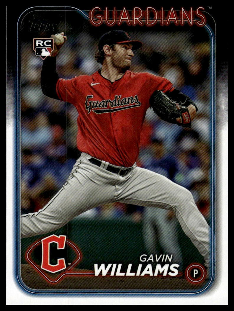 Gavin Williams 2024 Topps #242 Cleveland Guardians